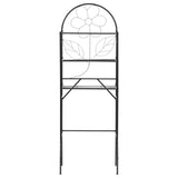 NNEVL Toilet Rack Black 60x33x174 cm