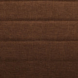 NNEVL Dining Chairs 2 pcs Brown Fabric