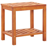 NNEVL Side Table Solid Acacia Wood 45x33x45 cm
