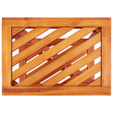 NNEVL Side Table Solid Acacia Wood 45x33x45 cm