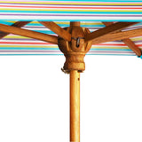NNEVL Kids Picnic Table with Parasol 79x90x60 cm Solid Acacia Wood
