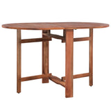 NNEVL Garden Table 120x70x74 cm Solid Acacia Wood