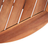 NNEVL Garden Table 120x70x74 cm Solid Acacia Wood