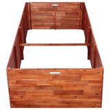 NNEVL Garden Raised Bed Acacia Wood 200x100x50 cm