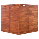 NNEVL Garden Raised Bed Acacia Wood 100x100x100 cm