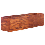 NNEVL Garden Raised Bed Acacia Wood 200x50x50 cm