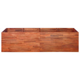NNEVL Garden Raised Bed Acacia Wood 200x50x50 cm