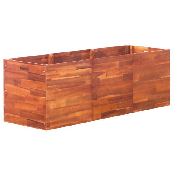 NNEVL Garden Raised Bed Acacia Wood 150x50x50 cm