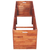 NNEVL Garden Raised Bed Acacia Wood 150x50x50 cm