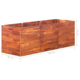 NNEVL Garden Raised Bed Acacia Wood 150x50x50 cm