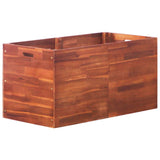 NNEVL Garden Raised Bed Acacia Wood 100x50x50 cm