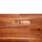NNEVL Garden Raised Bed Acacia Wood 100x50x50 cm