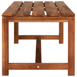 NNEVL 4 Piece Outdoor Lounge Set Solid Acacia Wood