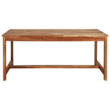 NNEVL 4 Piece Outdoor Lounge Set Solid Acacia Wood