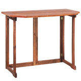 NNEVL Bistro Table 90x50x75 cm Solid Acacia Wood