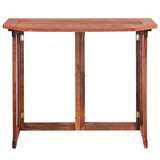 NNEVL Bistro Table 90x50x75 cm Solid Acacia Wood