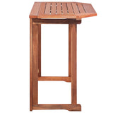 NNEVL Bistro Table 90x50x75 cm Solid Acacia Wood