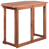 NNEVL Bistro Table 90x50x75 cm Solid Acacia Wood