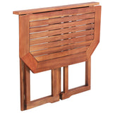 NNEVL Bistro Table 90x50x75 cm Solid Acacia Wood