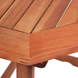 NNEVL Bistro Table 90x50x75 cm Solid Acacia Wood