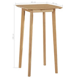 NNEVL Bar Table 60x60x105 cm Solid Acacia Wood