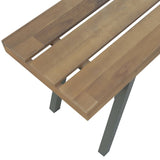 NNEVL Garden Bench 120 cm Solid Acacia Wood