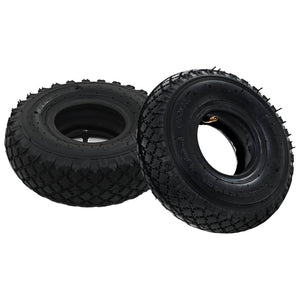 NNEVL 2 Tyres 2 Inner Tubes 3.00-4 260x85 for Sack Truck Wheel Rubber