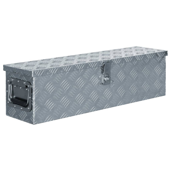 NNEVL Aluminium Box 80.5x22x22 cm Silver