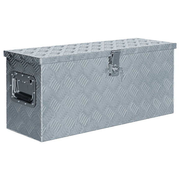 NNEVL Aluminium Box 76.5x26.5x33 cm Silver