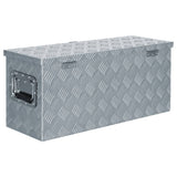 NNEVL Aluminium Box 76.5x26.5x33 cm Silver