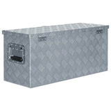 NNEVL Aluminium Box 80x30x35 cm Silver