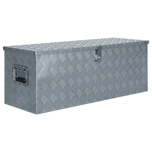 NNEVL Aluminium Box 110.5x38.5x40 cm Silver