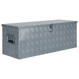 NNEVL Aluminium Box 110.5x38.5x40 cm Silver