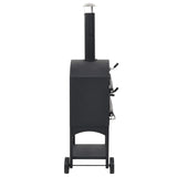 NNEVL Charcoal Fired Outdoor Pizza Oven with Fireclay Stone