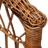 NNEVL Outdoor Chair Natural Rattan Brown