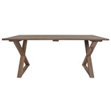 NNEVL Garden Table Anthracite 126x76x72 cm Plastic