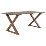 NNEVL Garden Table Anthracite 126x76x72 cm Plastic