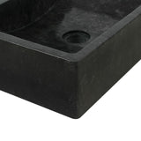 NNEVL Sink 45x30x12 cm Marble Black