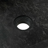 NNEVL Sink 45x30x12 cm Marble Black