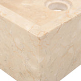 NNEVL Sink 45x30x12 cm Marble Cream