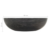NNEVL Sink 40x12 cm Marble Black
