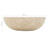 NNEVL Sink 40x12 cm Marble Cream