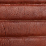 NNEVL Dining Chairs 6 pcs Brown Real Leather