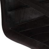 NNEVL Dining Chairs 4 pcs Anthracite Real Leather