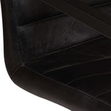NNEVL Dining Chairs 6 pcs Anthracite Real Leather