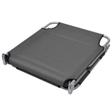 NNEVL Foldable Sunlounger with Head Cushion Adjustable Backrest Grey