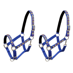 NNEVL Head Collars 2 pcs for Horse Nylon Size Cob Blue