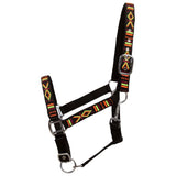 NNEVL Head Collars 2 pcs for Horse Nylon Size Cob Black