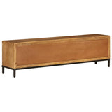 NNEVL TV Cabinet Solid Mango Wood 140x30x40 cm