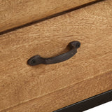 NNEVL TV Cabinet Solid Mango Wood 140x30x40 cm